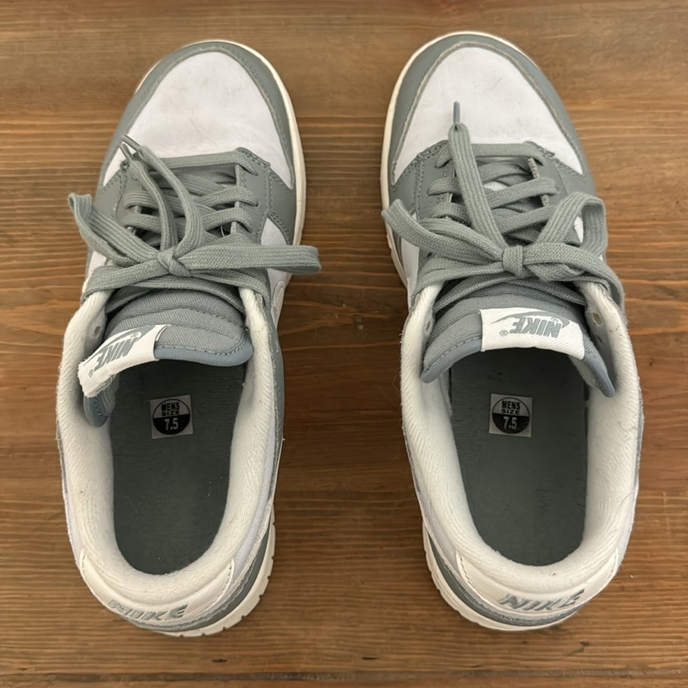 Lightly Used Nike Low Dunks - Mica Green - Picture 4 of 4